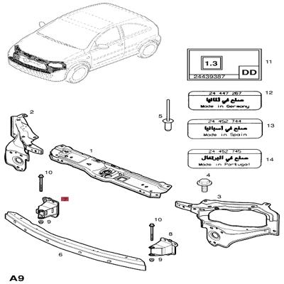 gm-9165535-on-tampon-sag-darbe-amortisor