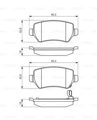bosch-0986495218-arka-fren-balatasi