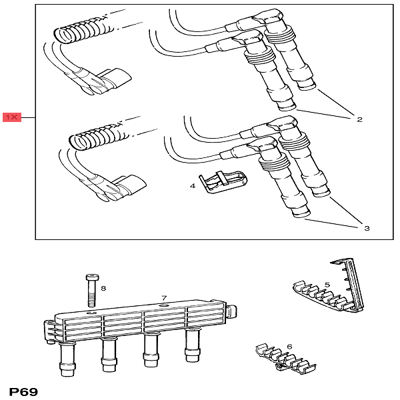 global-gl-3050-buji-kablosu-takim