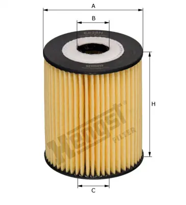 hengst-filter-e828h-yag-filtresi