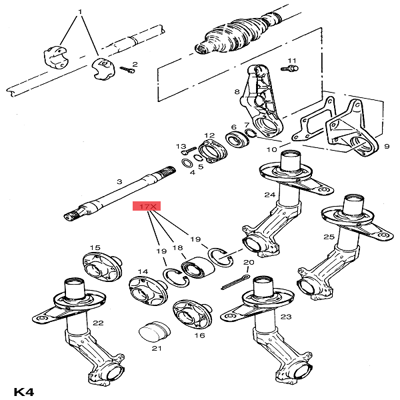 kaffer-120026-on-teker-rulmani