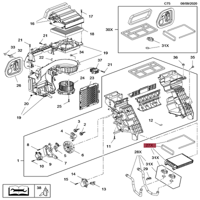 nissens-72671-kalorifer-petegi