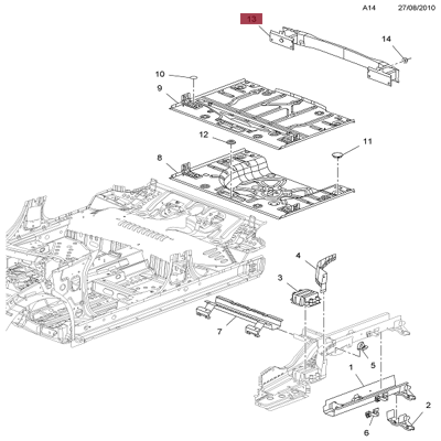 opel-chevrolet-gm-orijinal-13406387-arka-tampon-demiri