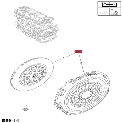 sachs-3000-951-582-debriyaj-baski-balata-seti