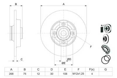 bosch-0986479387-fren-diski-arka