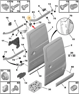 psa-9033z2-sol-surgulu-kapi-orta-makara