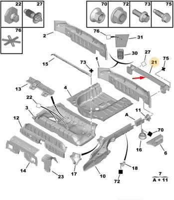 psa-7252eh-arka-panel-traversi