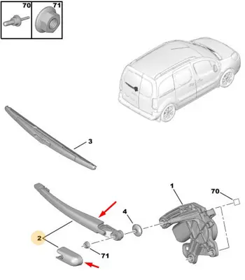 psa-6429fn-arka-silecek-kolu