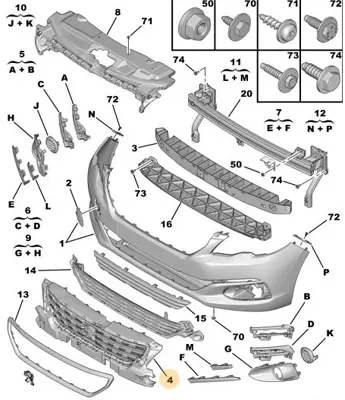 psa-9816027280-on-tampon-izgarasi