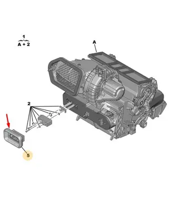 psa-6461j8-evaparator-kapak