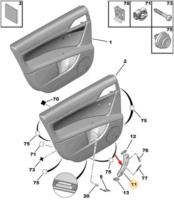 psa-9330wa-sag-arka-kapi-cekme-kolu