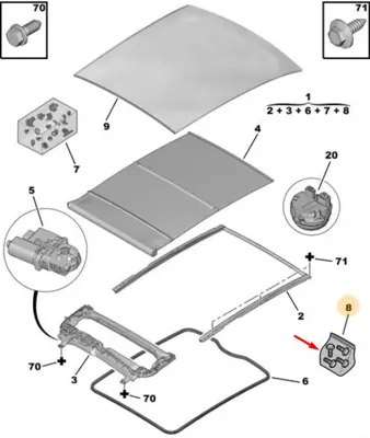 psa-8401rv-tavanperdebaglankiti