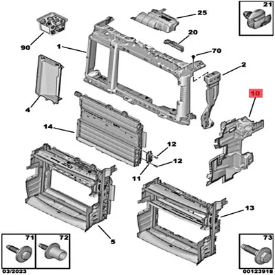 psa-9831343080-on-tampon-sol-havalandirma-izgarasi