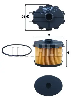 mahle-kx84d-yakit-filtresi