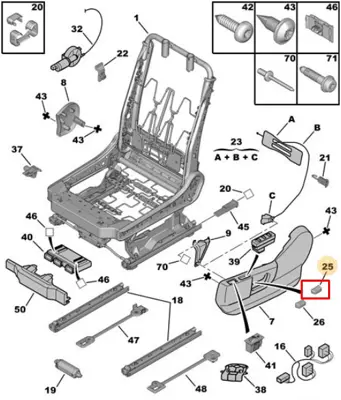 psa-8913ly-koltuk-kumanda-butonu