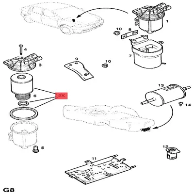delphi-hdf513-mazot-filtresi