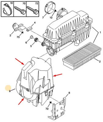 psa-144050-hava-filtre-hortumu