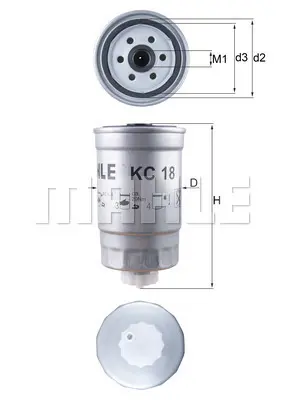 mahle-kc-18-yakit-filtresi