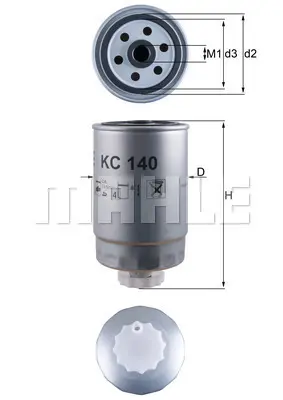 mahle-kc140-yakit-filtresi