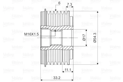 valeo-588015-alternator-kasnagi