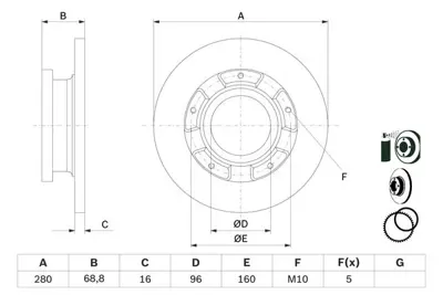 bosch-0986479401-fren-diski-arka