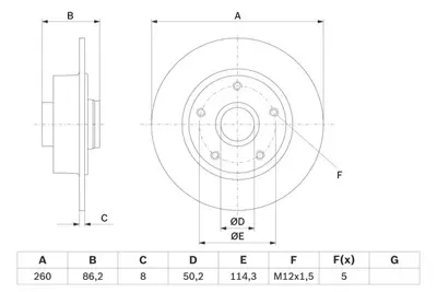 bosch-0986479708-fren-diski-arka
