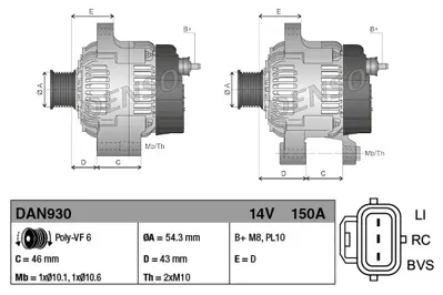 denso-dan930-alternator