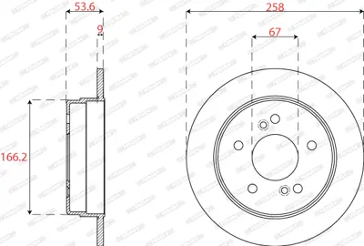 ferodo-ddf539-fren-diski-arka