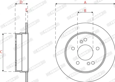 ferodo-ddf539-fren-diski-arka