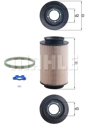 mahle-kx-178d-yakit-filtresi