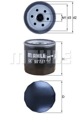 mahle-oc-9771-yag-filtresi