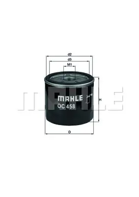 mahle-oc458-yag-filtresi