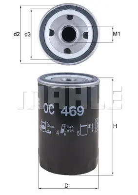 mahle-oc469-yag-filtresi