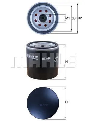 mahle-oc978-yag-filtresi