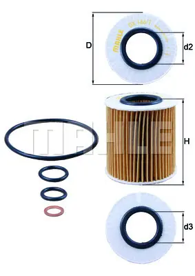 mahle-ox-1661d-yag-filtresi