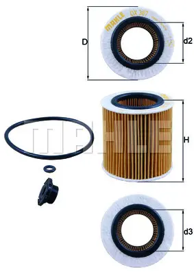mahle-ox-387d1-yag-filtresi