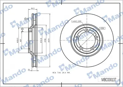 mando-mbc030137-fren-diski-on