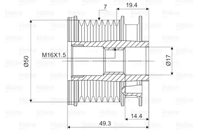 valeo-588049-alternator-kasnagi
