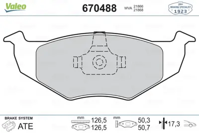 valeo-670488-fren-balatasi-on