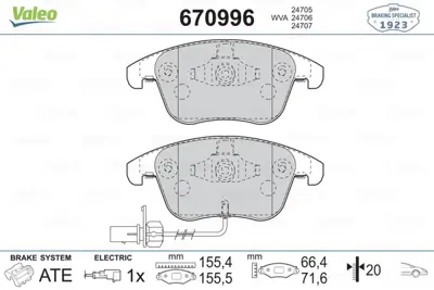valeo-670996-fren-balatasi-on