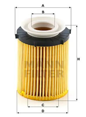 mann-filter-hu-7116-z-yag-filtresi