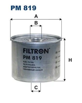 FILTRON PM 819 Yakıt Fıltresı 93FF/9150/AA