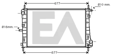 BEHR CR 1347 000S Su Radyatörü XS7H/8005/ED