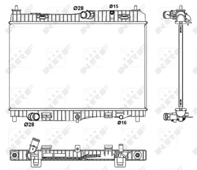 BEHR CR 1896 000S Su Radyatörü 8V51/8005/FD