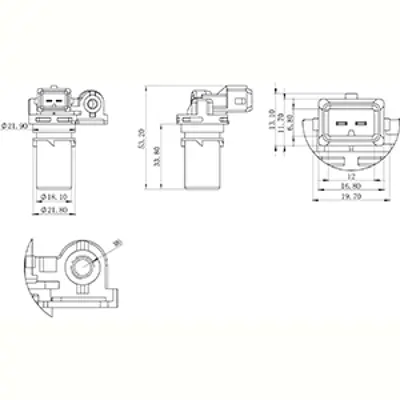 OEM 1M5A6C315AE Krank Devır Sensörü 1M5A/6C315/AE