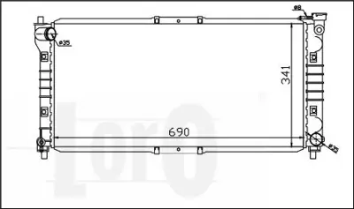 BSG 55-520-009 Su Radyatörü FS19/15/200F