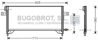 BSG 63-525-009 Klıma Radyatörü 92110/3S401