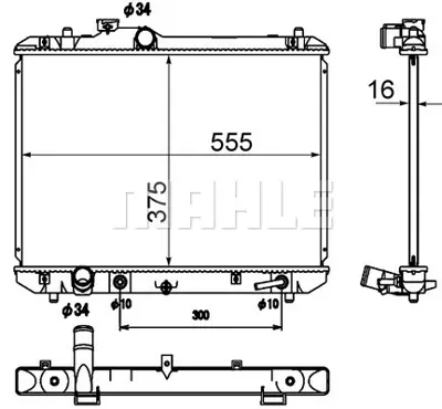 BSG 83-520-001 Su Radyatörü 1770063J10