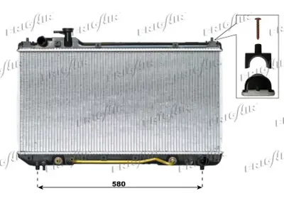 BSG 85-520-031 Su Radyatörü 164007A500