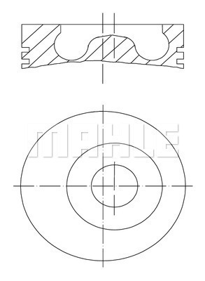 FEDERAL-MOGUL MOTORPARTS 87-72763 STD Pıston+segman 6G9Q/6102/AA